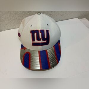 New York Giants NFL New Era 59Fifty Hat Blue Fitted Baseball Cap 7 5/8